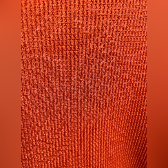 BloomChic Pumpkin Colored V-Neck Women’s Hoodie - Picture 6 of 9